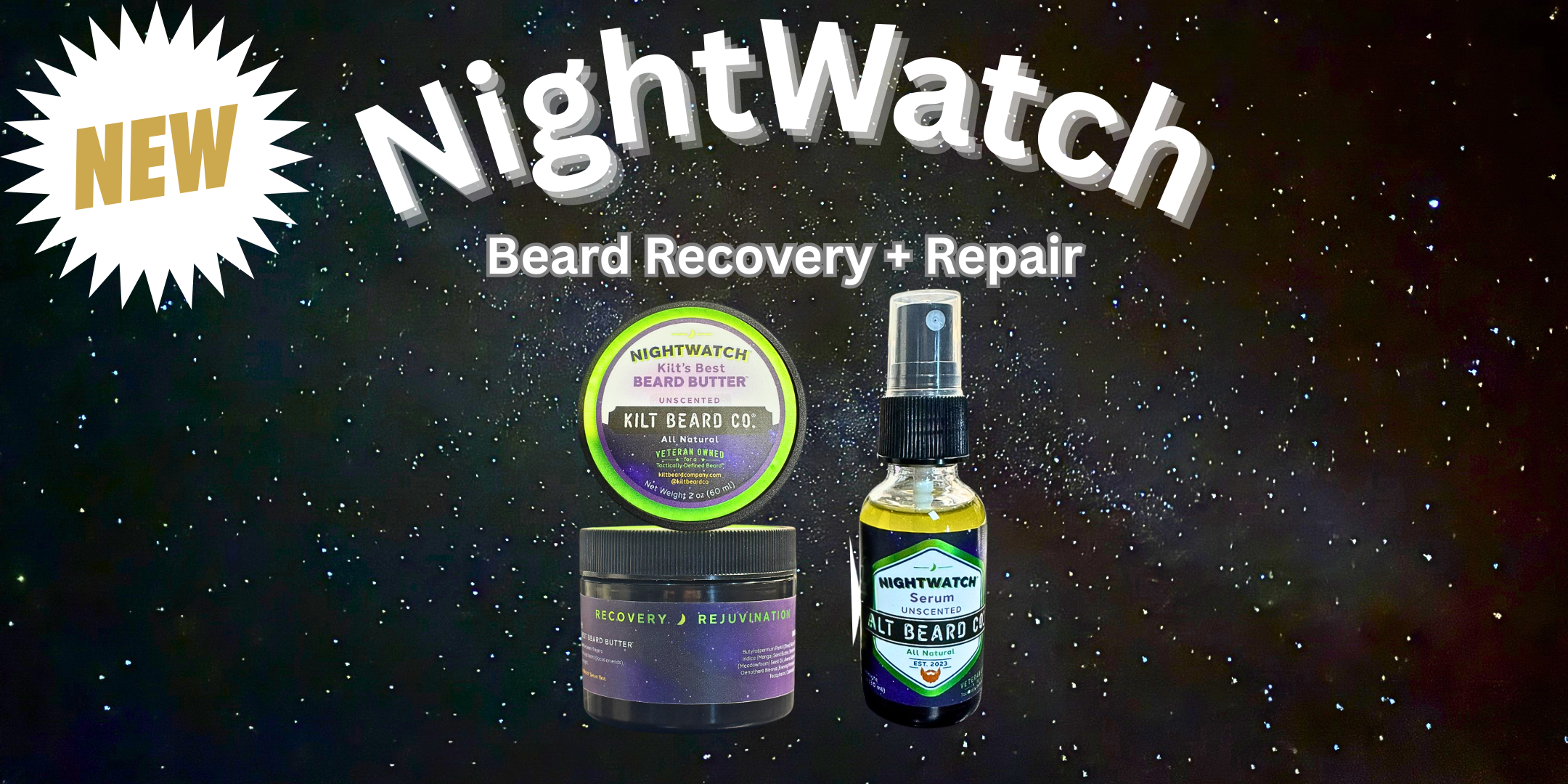 Nightwatch Beard Recovery + Repair