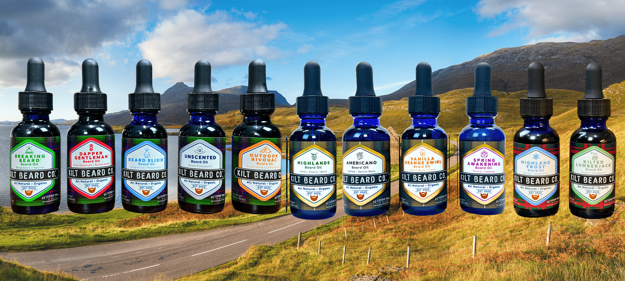Kilt Beard Company's Premium Beard Oil Collection - KiltBeardCo