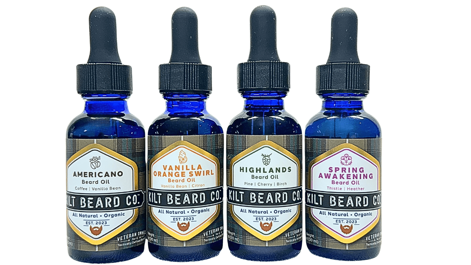 Kilt Beard Company's Premium HERITAGE Beard Oil Collection - KiltBeardCo