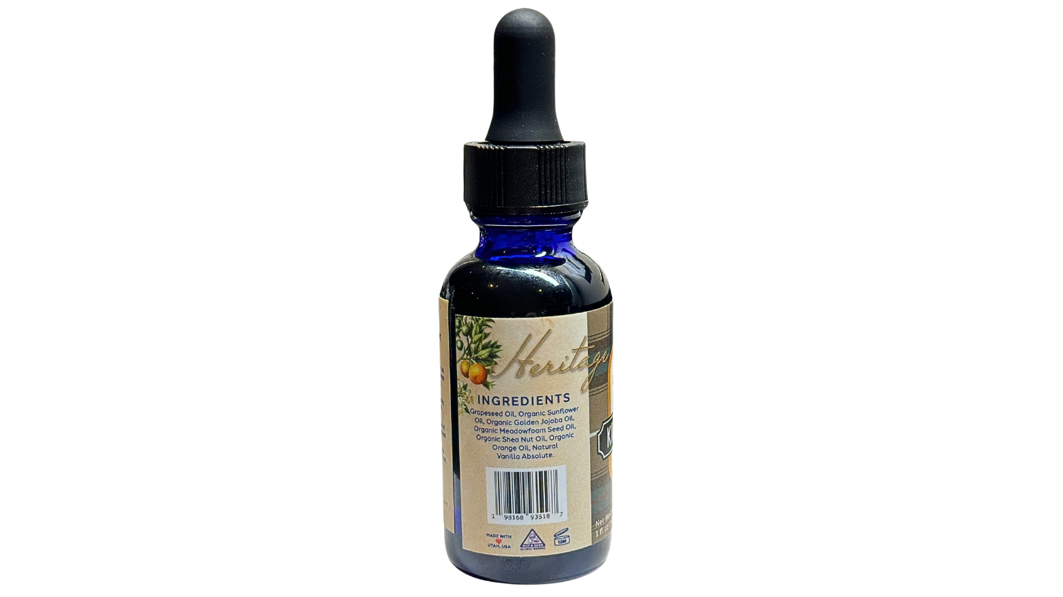 Premium Beard Oil | Vanilla Orange Swirl Heritage | Orange and Vanilla