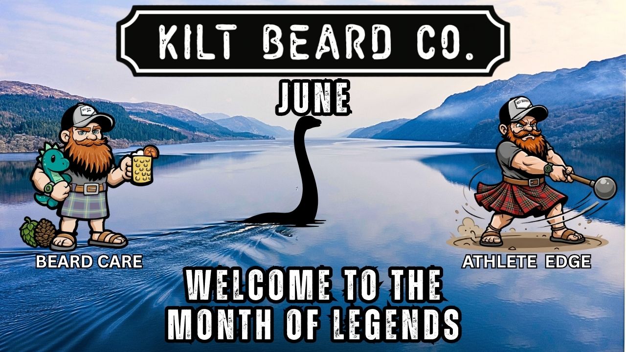 Kilt Beard Company, beard care and highland games athlete products.