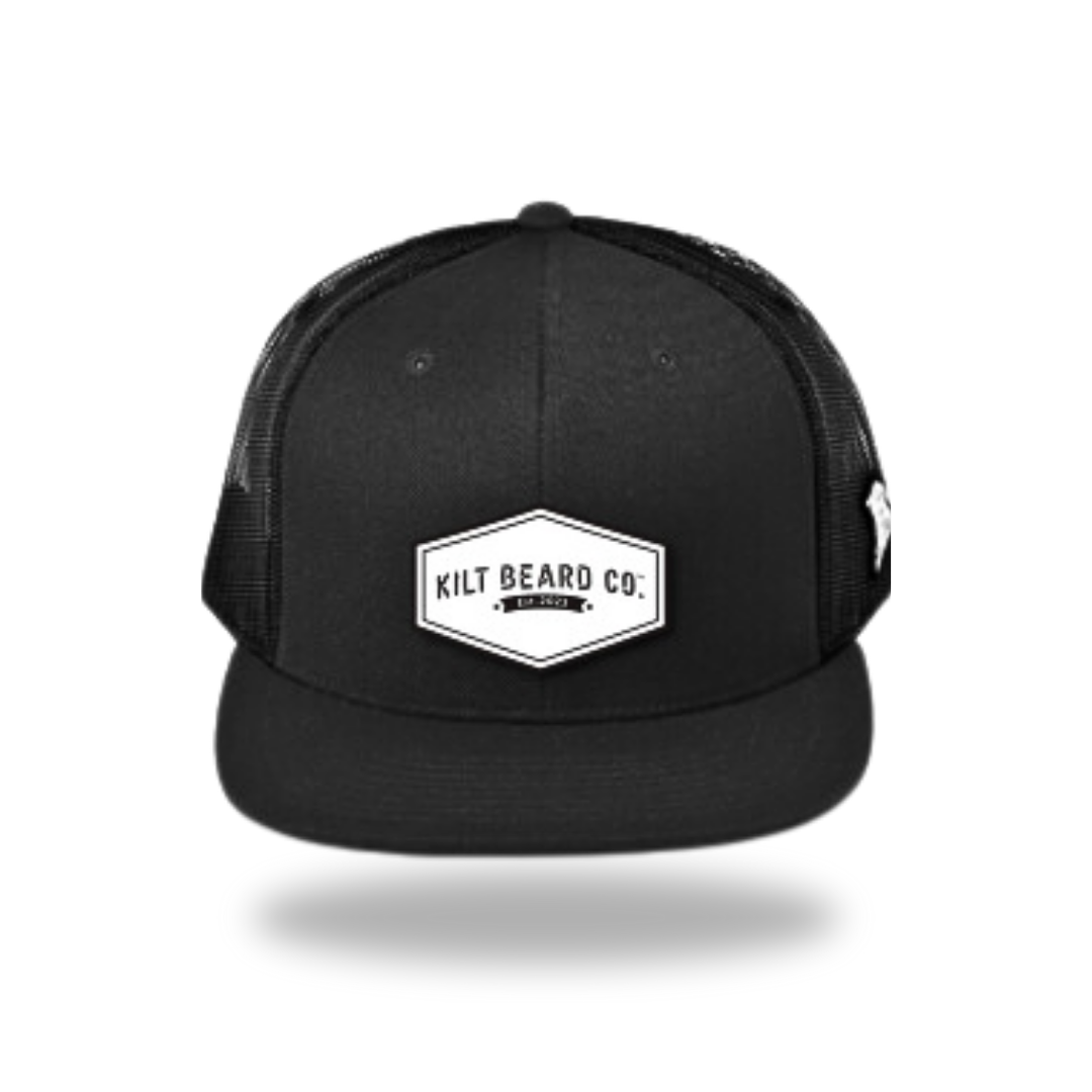 Flat Performance- Leather White Logo (hexagon)
