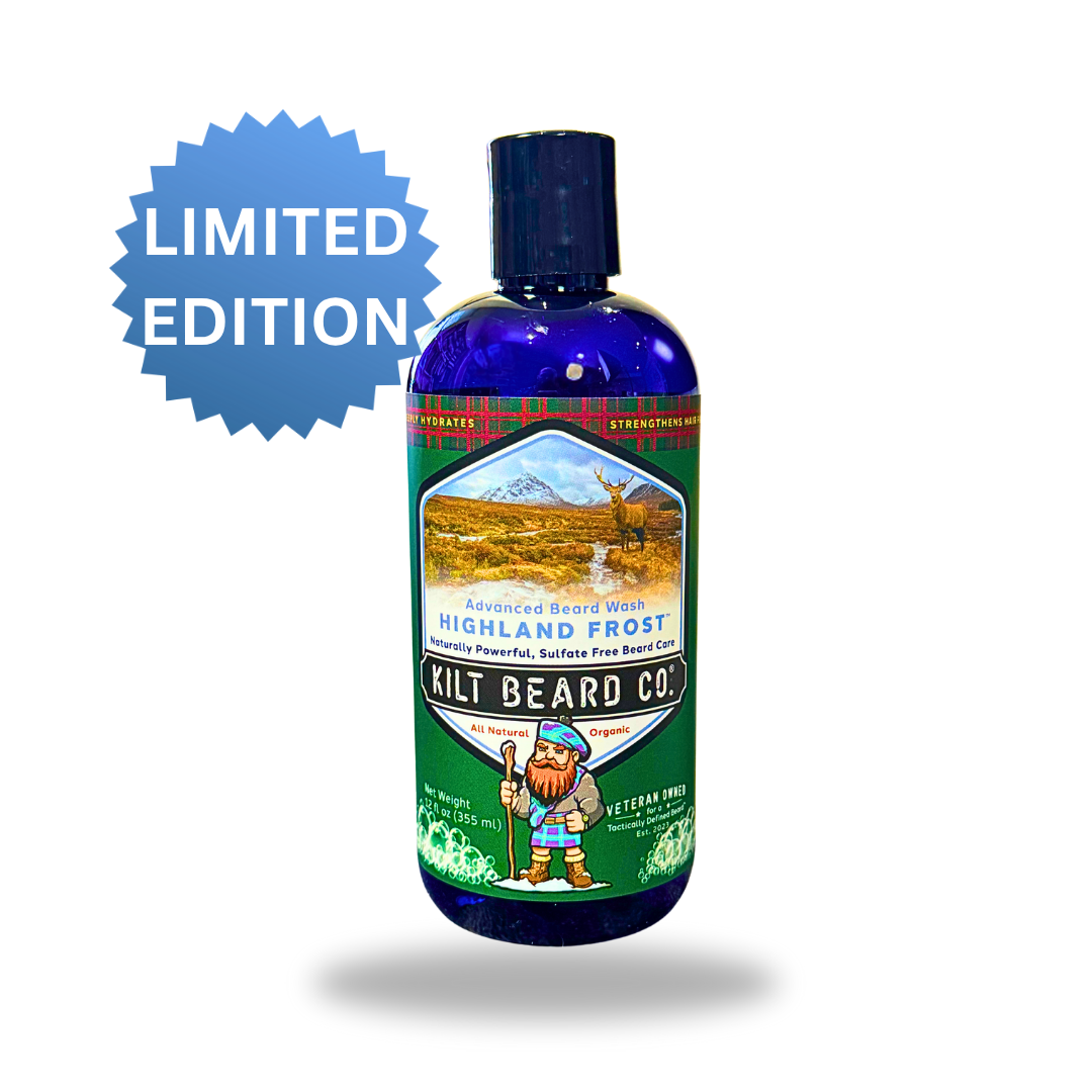 Editions- Highland Frost Complete Beard Kit | Beard Oil, Balm, Butter, Advanced Wash, and Free Gift