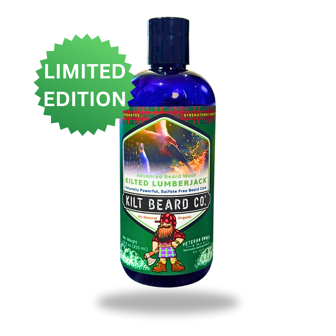 Kilted Lumberjack Complete Beard Kit | Beard Oil, Balm, Butter, and Advanced Wash
