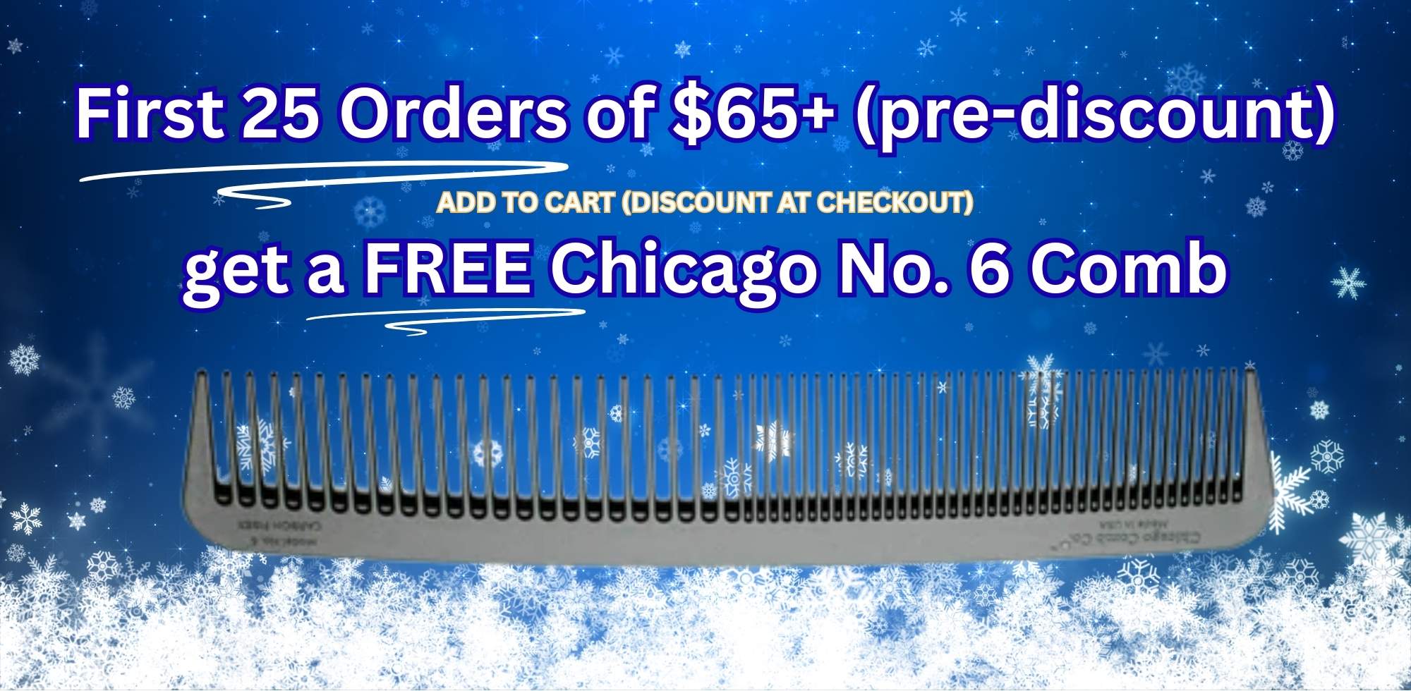 Black Friday Door Buster No. 6 Comb Giveaway