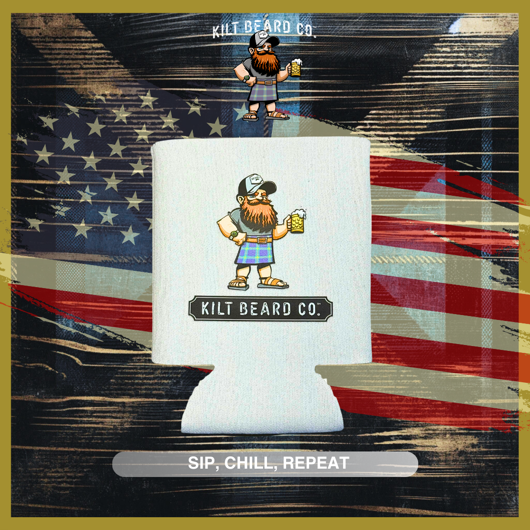 Kilt Beard Co. Beer Can Coolie