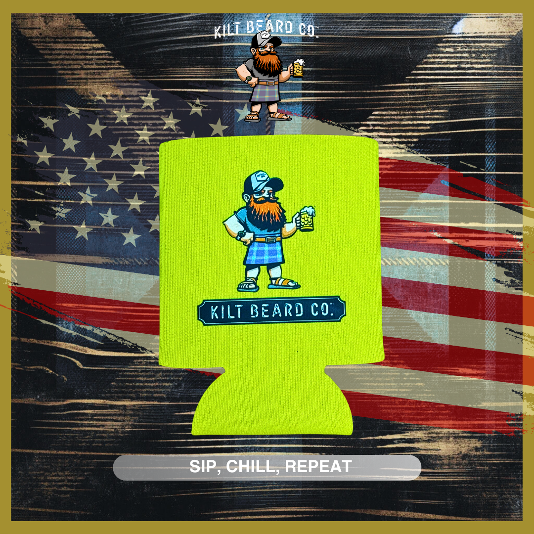 Kilt Beard Co. Beer Can Coolie