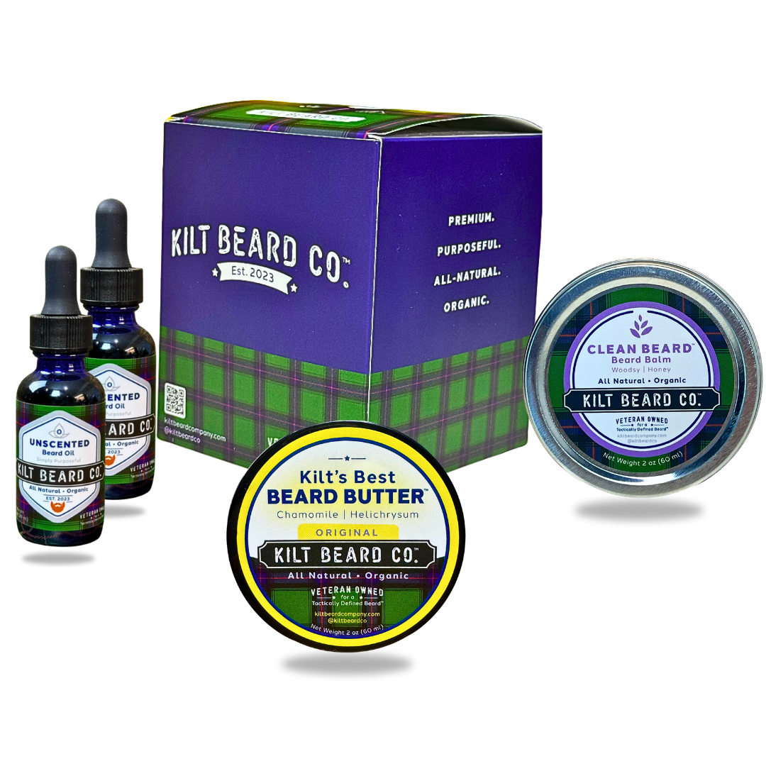 Clean Beard Routine - KiltBeardCo