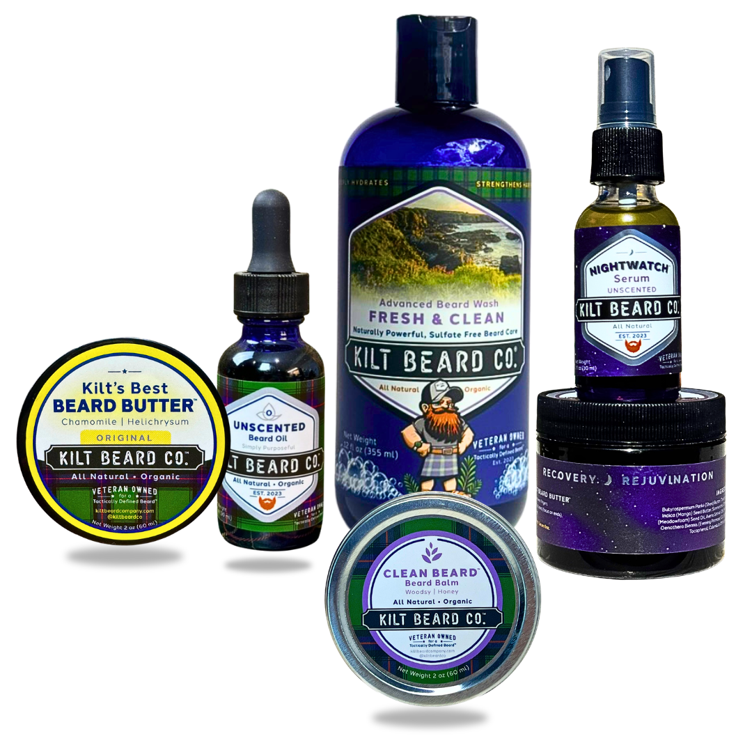 Clean Beard Routine - KiltBeardCo