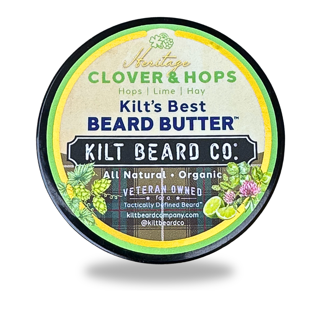 Clover and Hops Beard Kit | Beard Oil, Balm, and Butter - KiltBeardCo