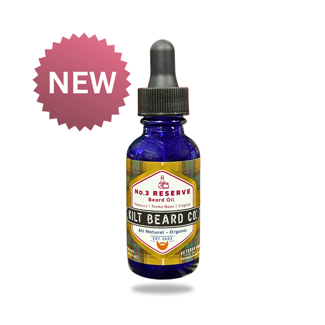 Editions - No. 3 Reserve Heritage Complete Beard Kit | Beard Oil, Balm, Butter, Advanced Wash, and Free Sipping Glass Gift - KiltBeardCo