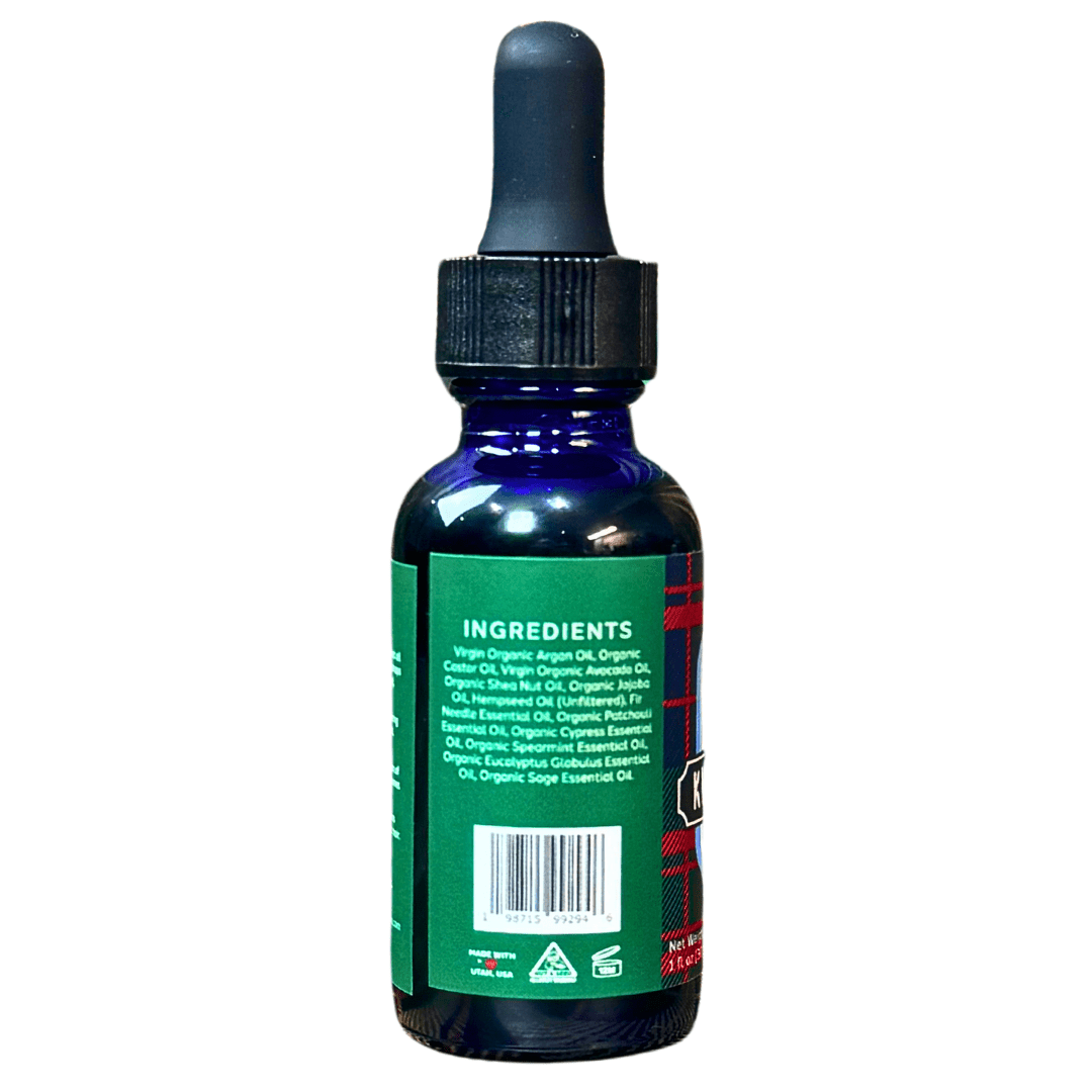 Highland Frost - Holiday Limited Edition - Premium Beard Oil | Earthy and Spearmint - KiltBeardCo