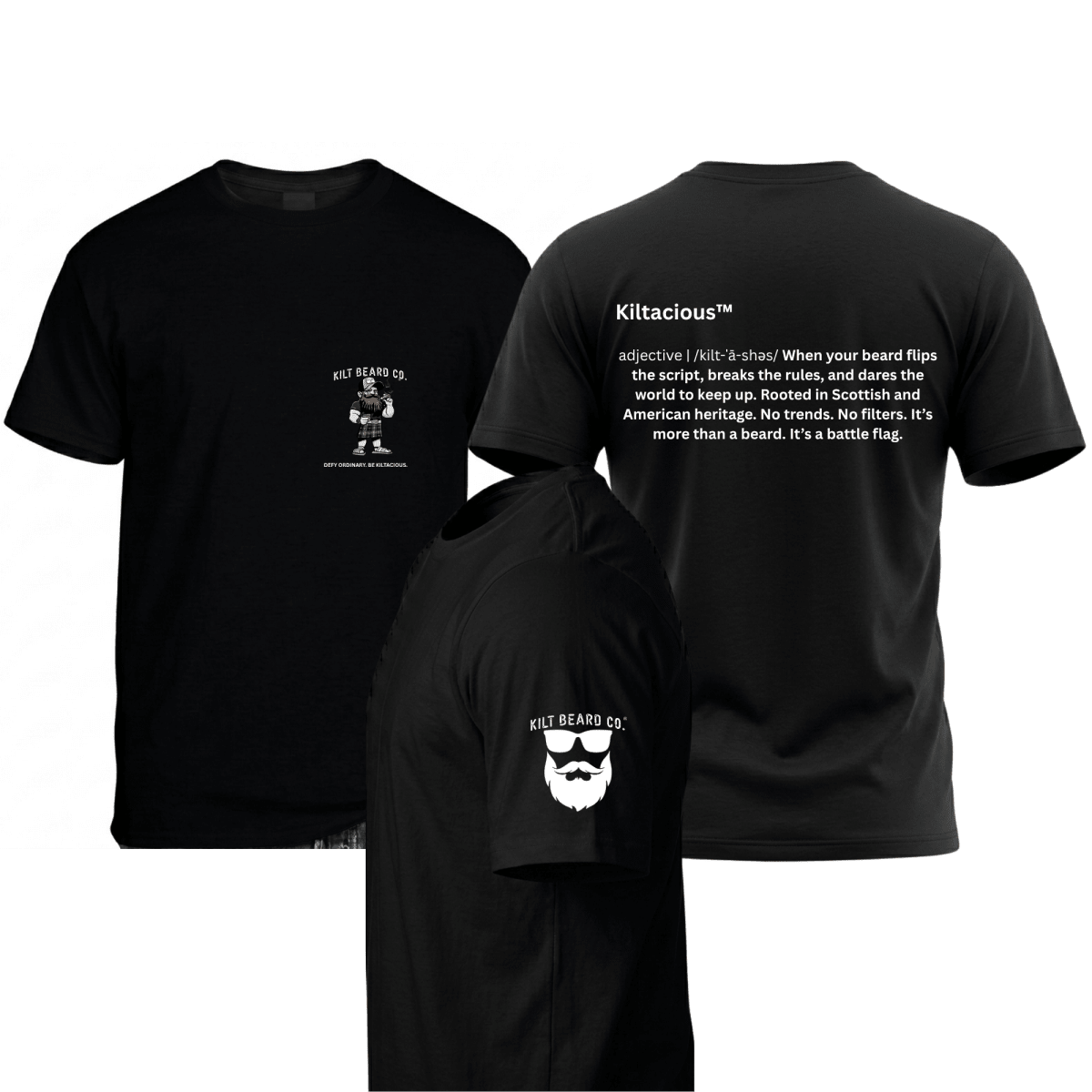 Kilt Beard Co. | Kiltacious T-Shirt - KiltBeardCo
