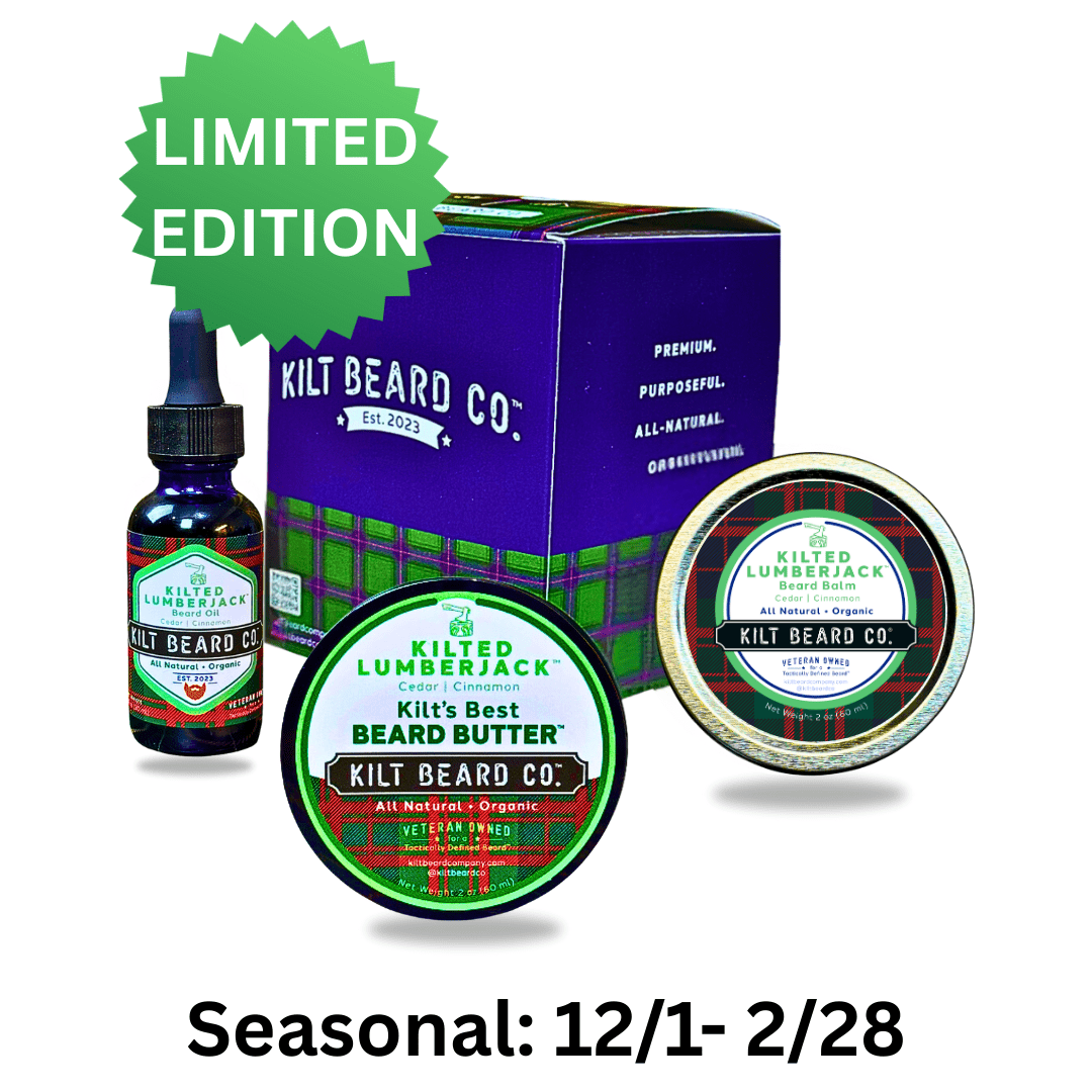 Kilted Lumberjack Beard Kit | Beard Oil, Balm, and Butter - KiltBeardCo