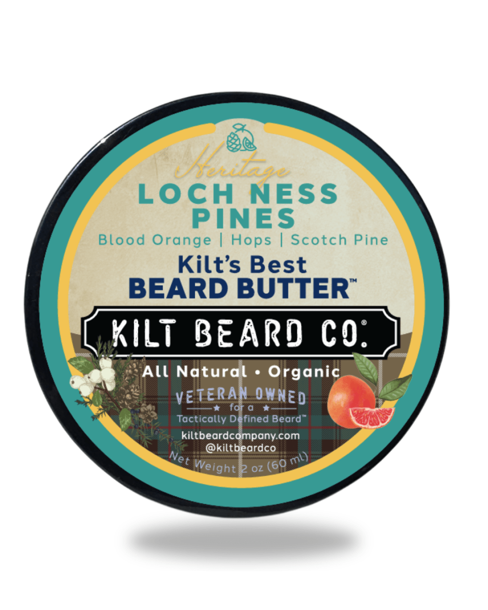 Loch Ness Pines Heritage Complete Beard Kit | Beard Oil, Balm, Butter, and Advanced Wash - KiltBeardCo