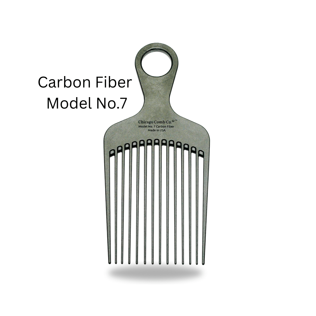 Long and Curly Beard Comb - Chicago Model Number 7 Pick - KiltBeardCo