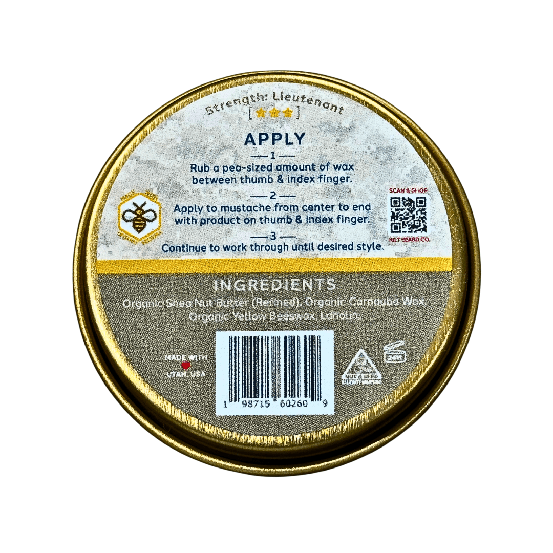 Mustache Wax | Garrison Hold - KiltBeardCo