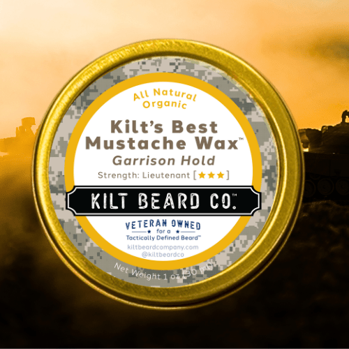 Mustache Wax | Garrison Hold - KiltBeardCo