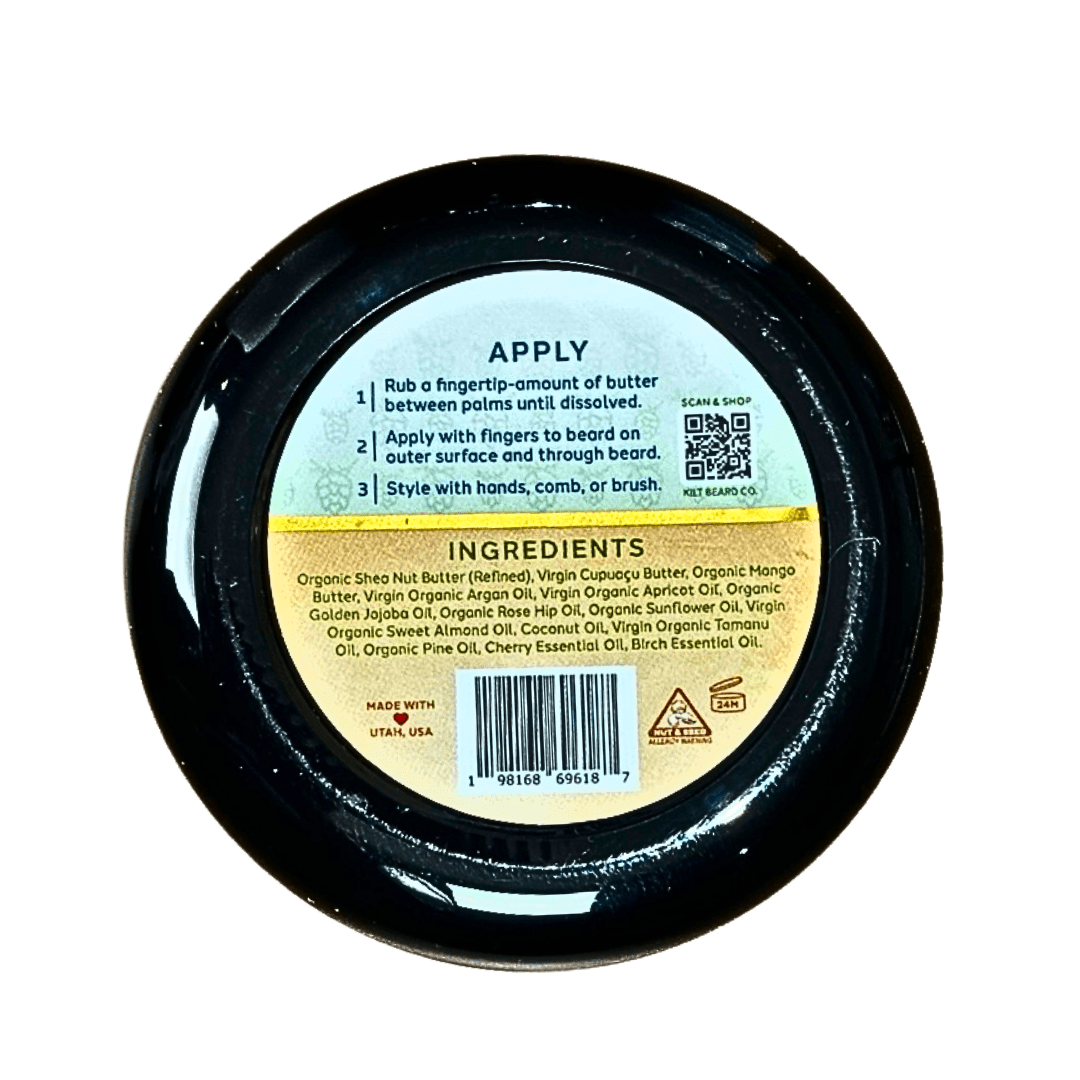 Organic Premium Beard Butter | Highlands - KiltBeardCo
