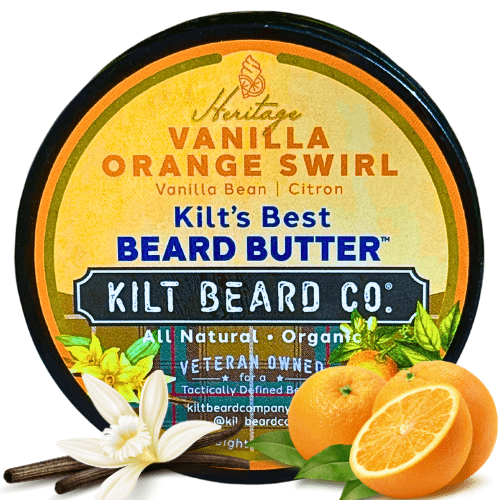 Organic Premium Beard Butter | Vanilla Orange Swirl - KiltBeardCo