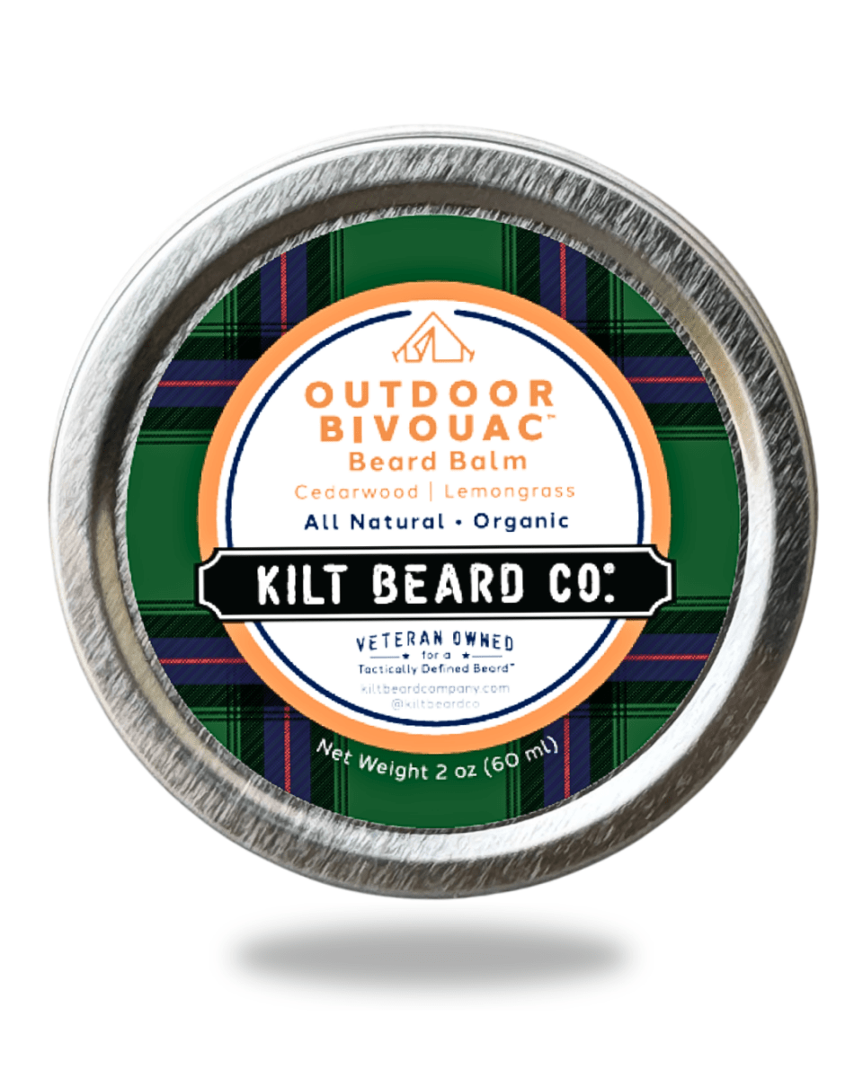 Outdoor Bivouac Beard Trail Kit | Cedarwood and Lemongrass - KiltBeardCo