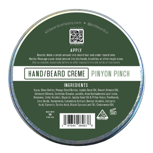 Piyon Pinch - Hybrid Balm Cream for Hands & Beard - KiltBeardCo