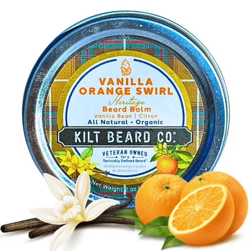 Premium Beard Balm | Vanilla Orange Swirl - KiltBeardCo