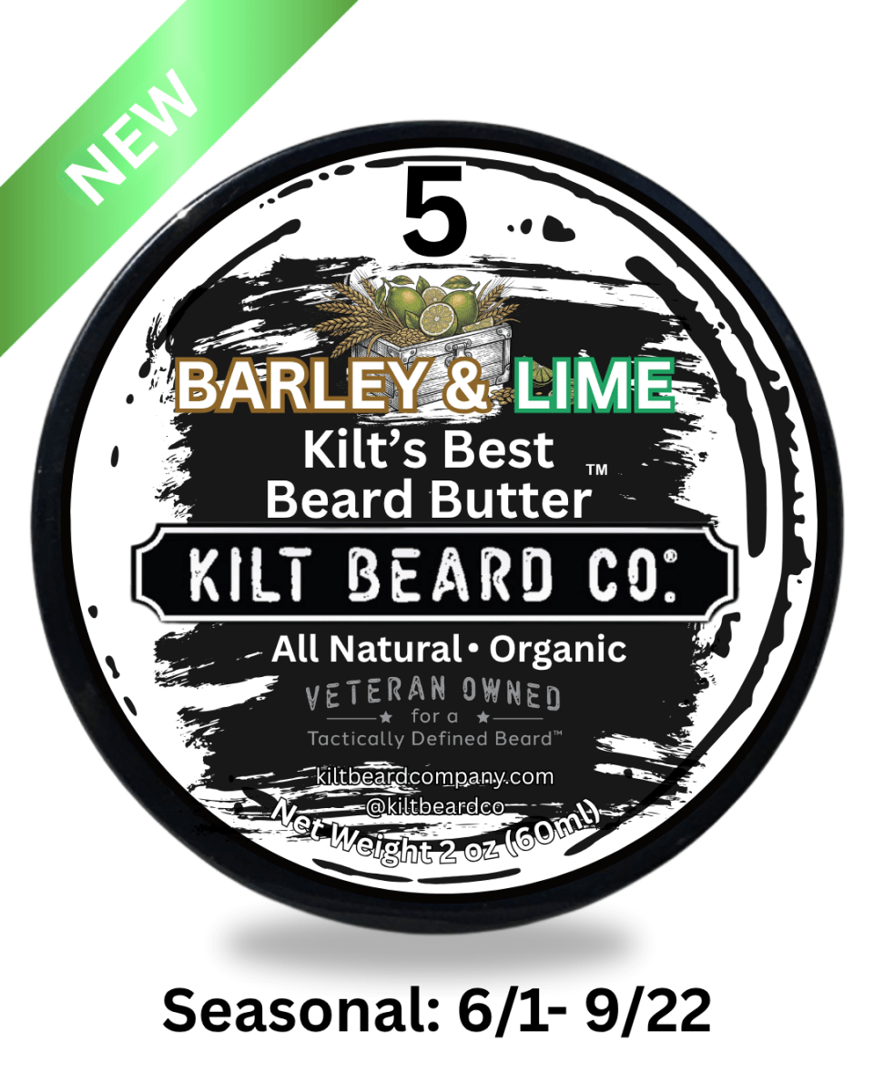 Premium Beard Beard Butter | 5 Barley & Lime (FTPBTP) - Lime, Barley, Petitgrain - KiltBeardCo