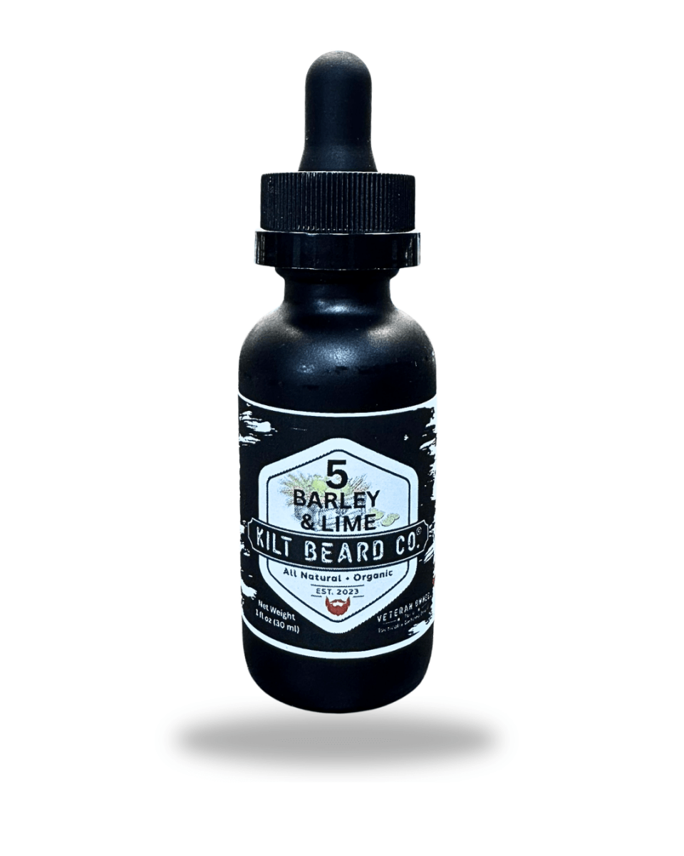 Premium Beard Oil | 5 Barley & Lime (FTPBTP) - Lime, Barley, Petitgrain - KiltBeardCo