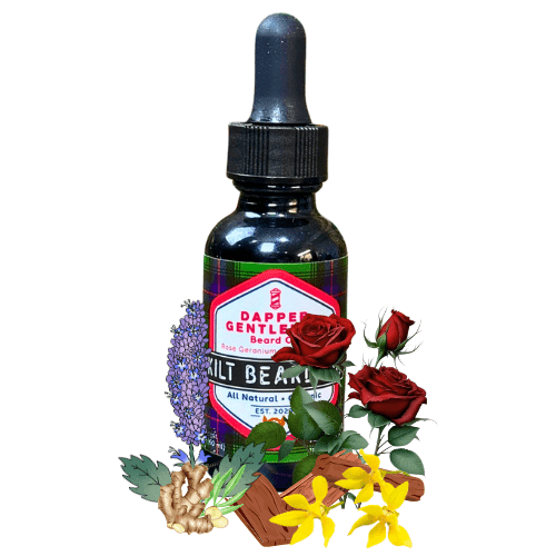 Premium Beard Oil | Dapper Gentleman, Date Night Lifestyle | Rose and Sandalwood - KiltBeardCo