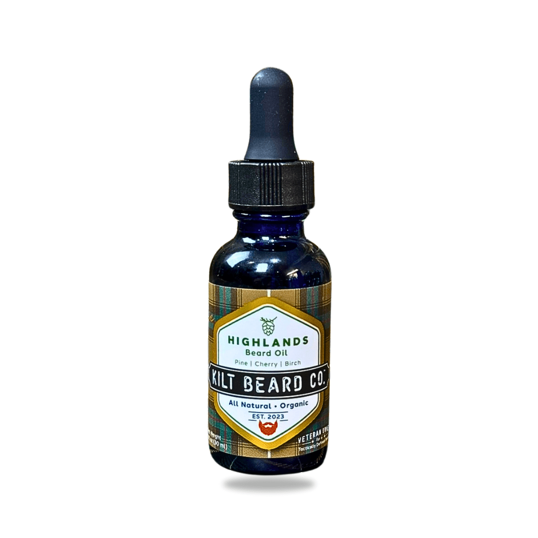 Premium Beard Oil | Highlands Heritage | Cherry and Birch - KiltBeardCo