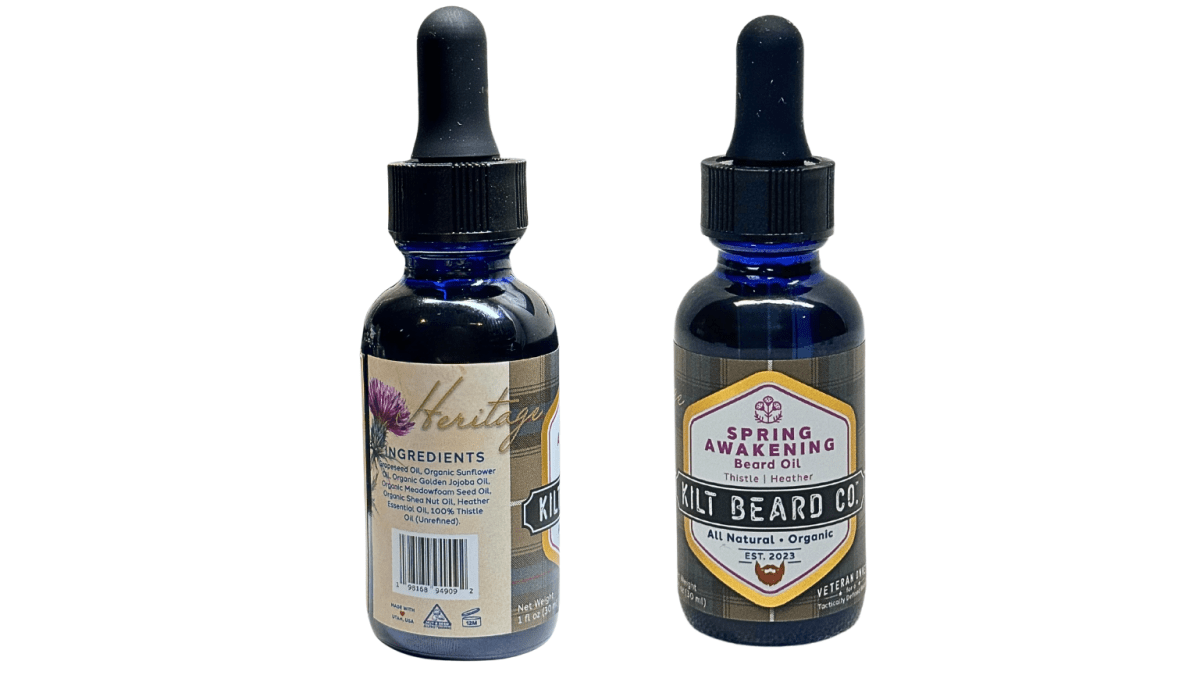 Premium Beard Oil | Spring Awakening Heritage | Heather and Thistle - KiltBeardCo