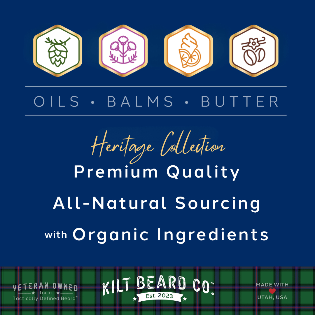 Premium Beard Oil | Vanilla Orange Swirl Heritage | Orange and Vanilla - KiltBeardCo