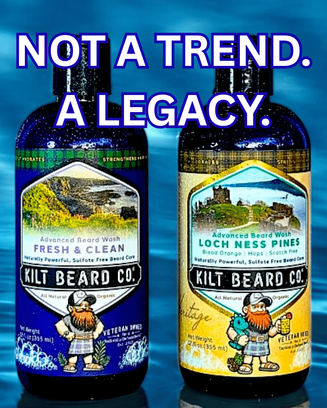 Advanced Beard Wash by Kilt Beard Company: Pure, Powerful, Purposeful - KiltBeardCo