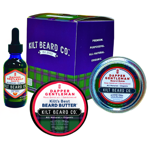 Dapper Gentleman- Date Night Lifestyle Kit- Beard Oil, Balm, and Butter