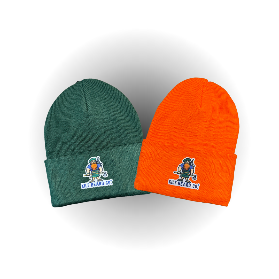 Kilt Beard Company- Beanie with Kilt Icon Piper