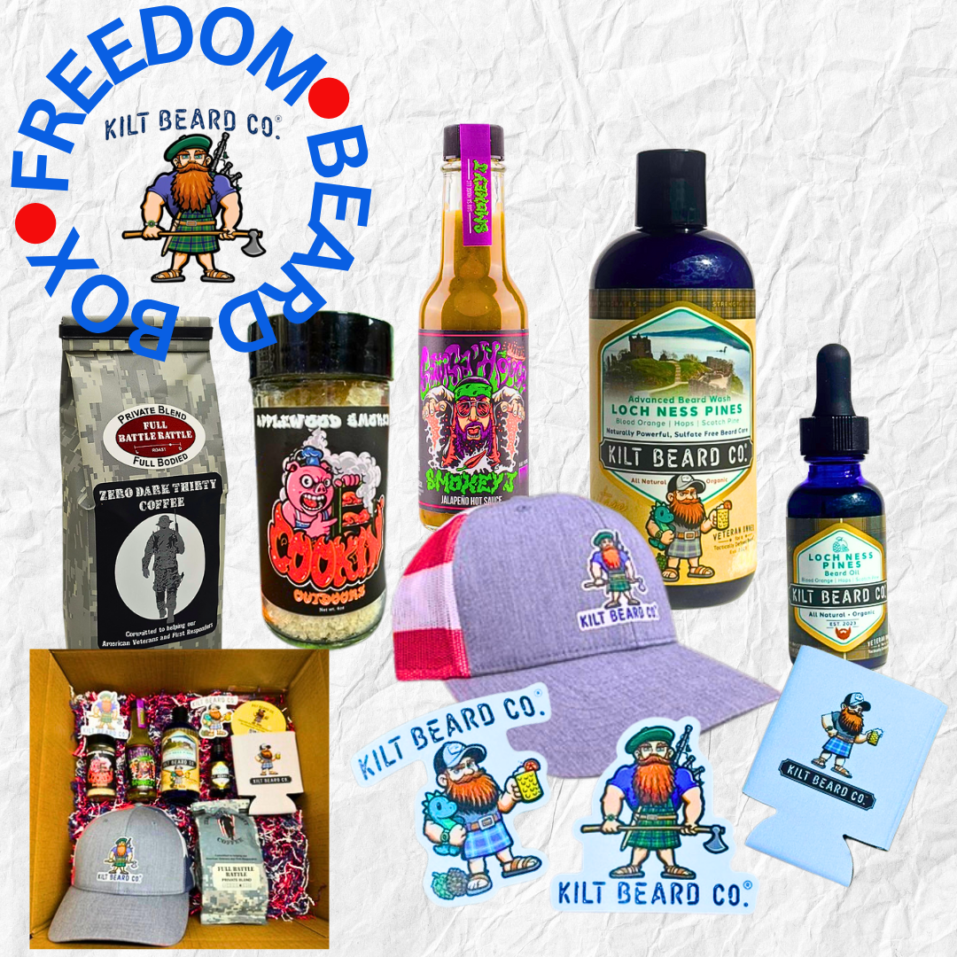 Kilt Beard Company.- Freedom Beard Box