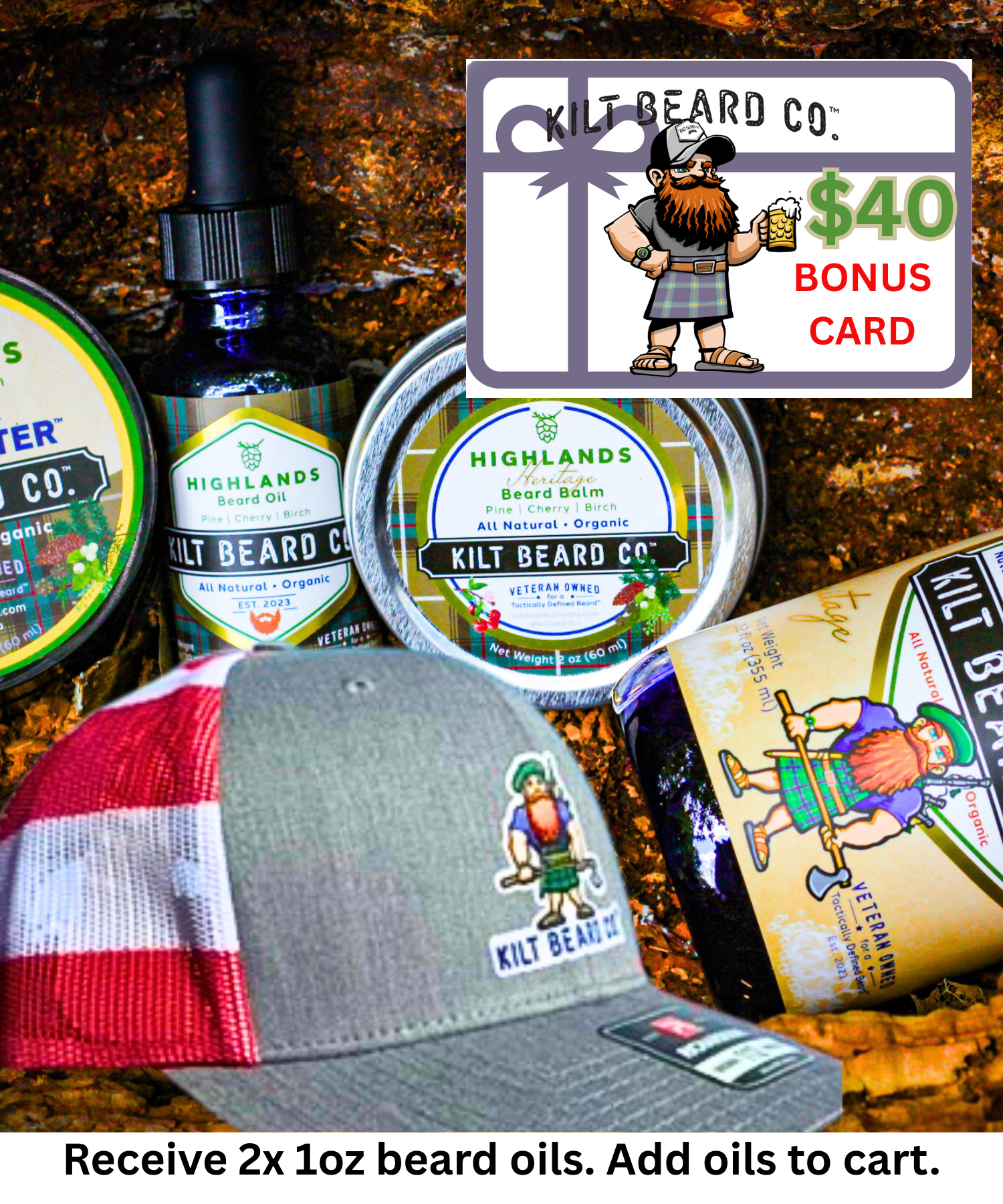 Highlands Men's Beard Care Gift Kit