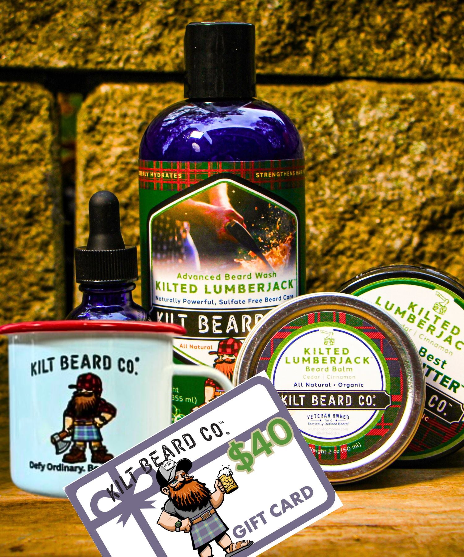 Editions Complete Beard Kit with coffee mug and Gift Card