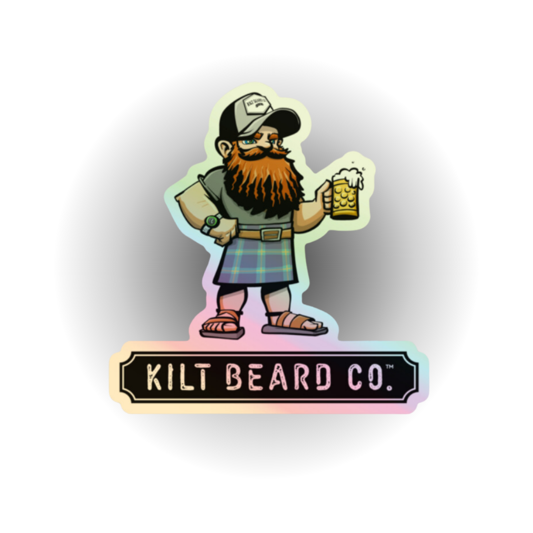 Kilt Beard Co. Icon Holographic Sticker
