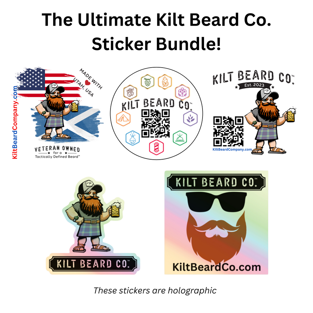 Kilt Beard Co.- Ultimate Sticker Bundle