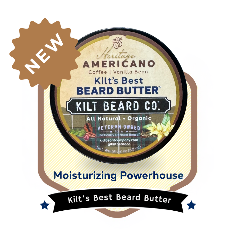 Kilt's Best Beard Butter- Americano- 2oz Organic Premium Beard Butter