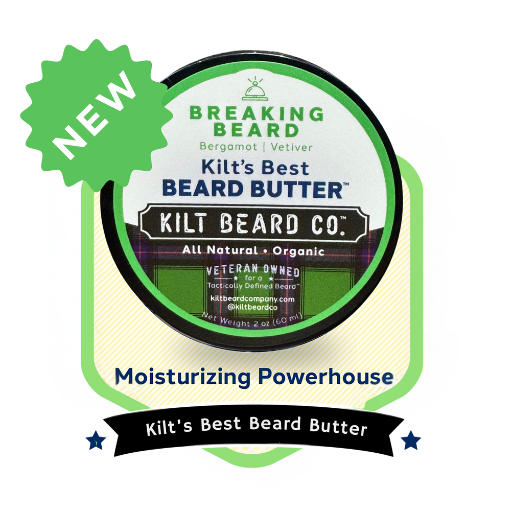 Kilt's Best Beard Butter- Breaking Beard- 2oz Organic Premium Beard Butter