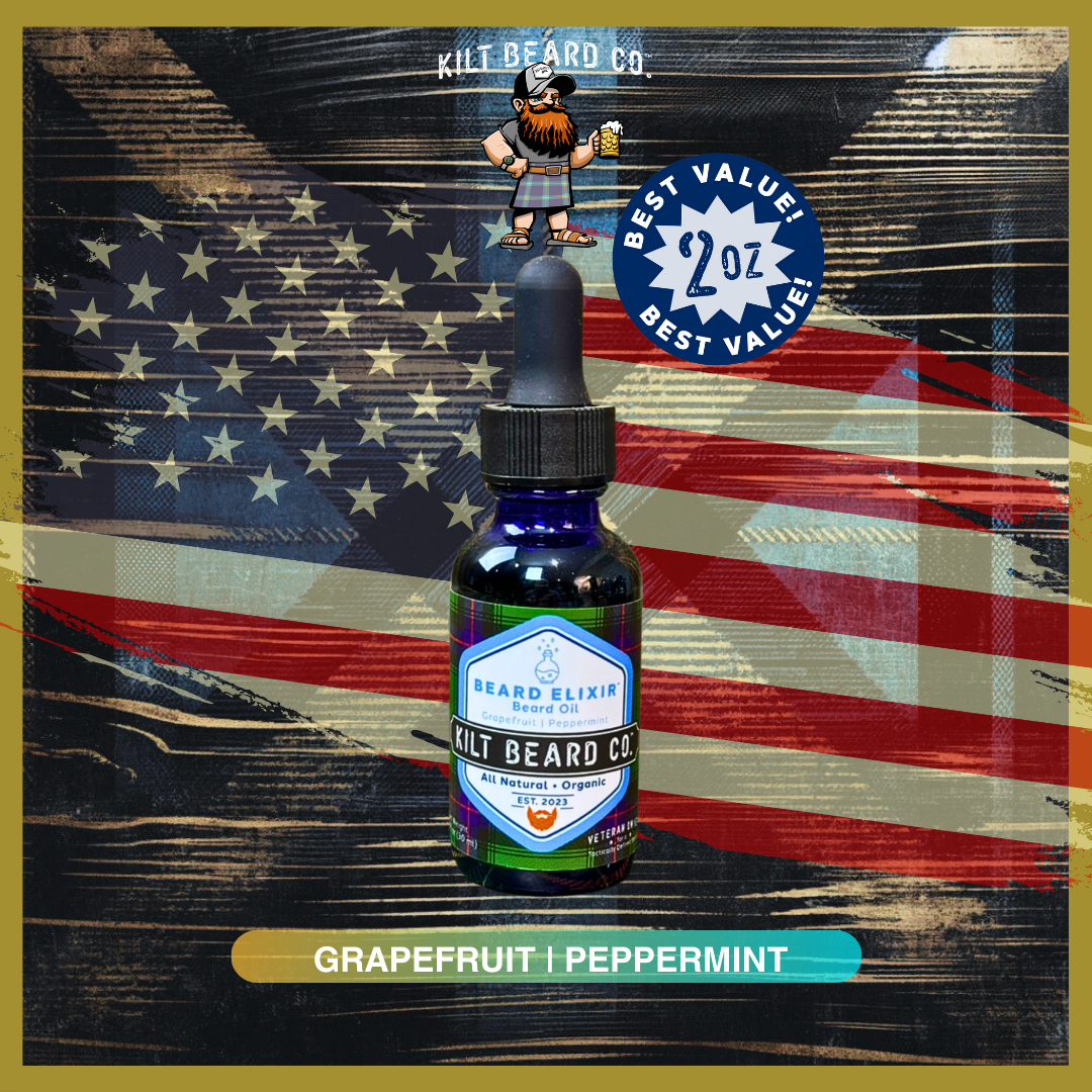 Beard Elixir Moisturizing Lifestyle- Premium Beard Oil | Grapefruit and Peppermint