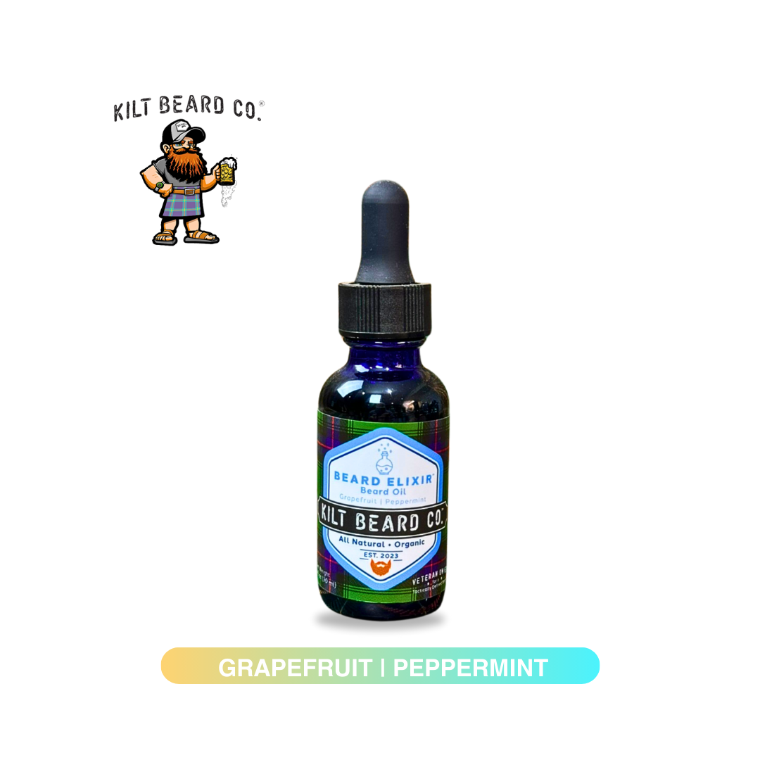 Beard Elixir Moisturizing Lifestyle- Premium Beard Oil | Grapefruit and Peppermint