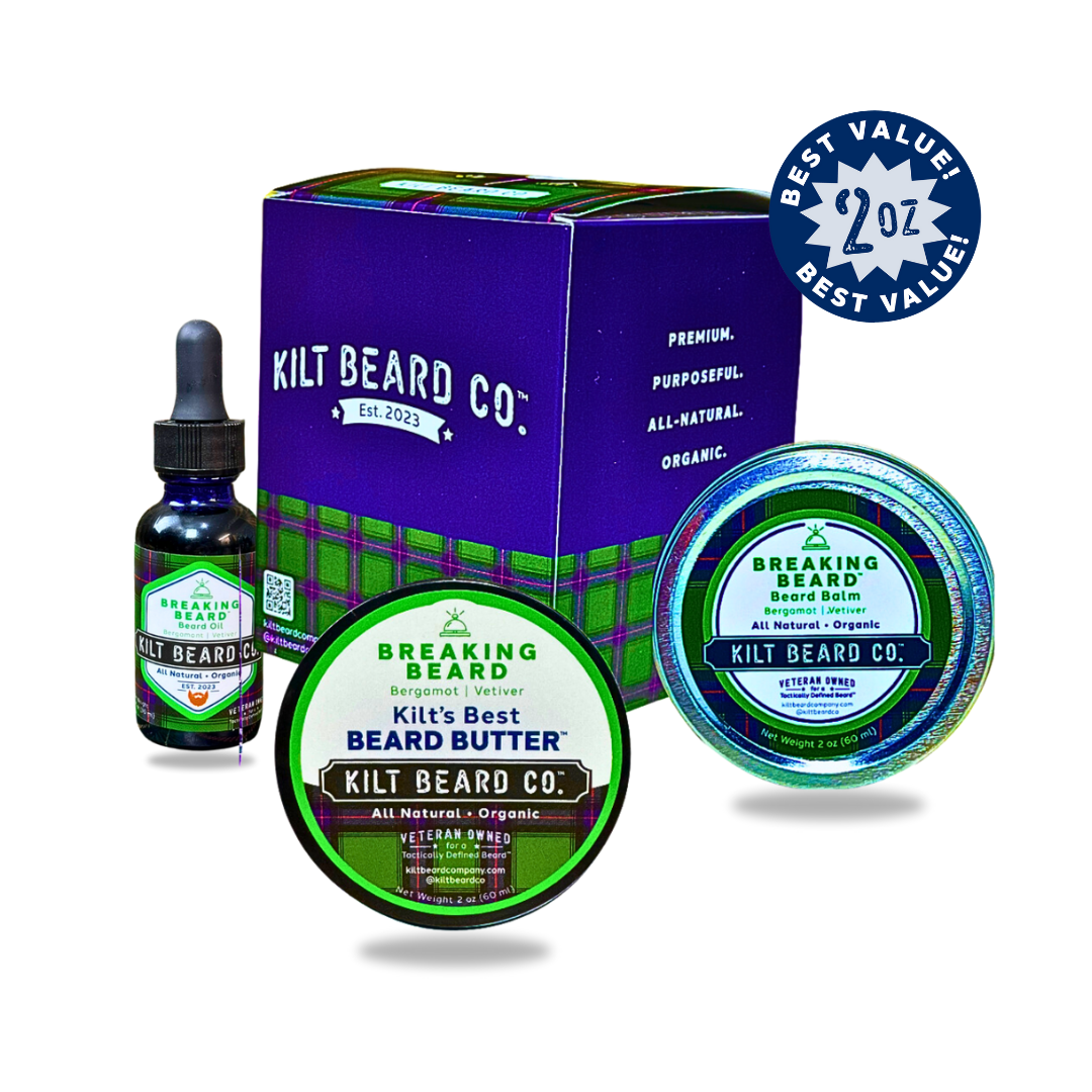 Breaking Beard Everyday Lifestyle Kit | Beard Oil, Balm, and Butter