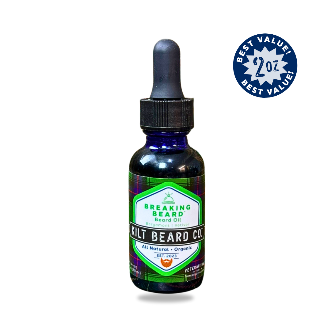 Premium Beard Oil | Breaking Beard | Bergamot and Vetiver