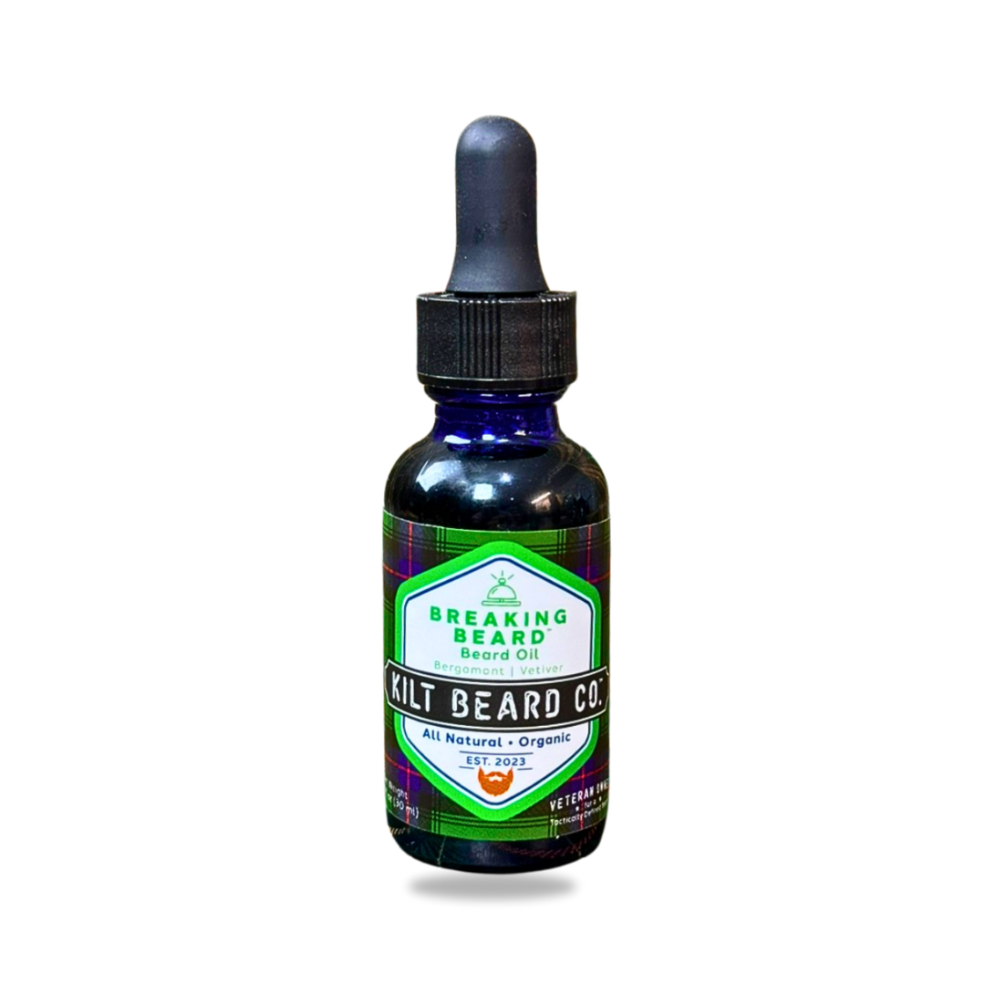 Premium Beard Oil | Breaking Beard | Bergamot and Vetiver