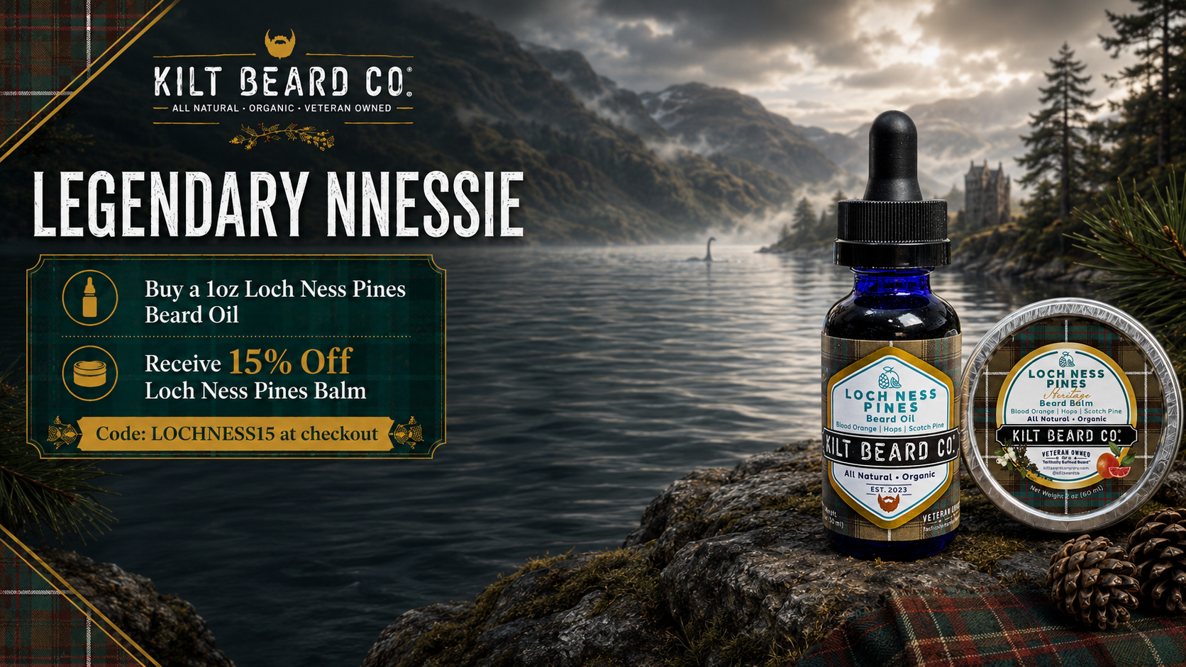 Kilt Beard Company: beard care and athlete grip-aid products. This includes beard balm, beard oil, beard wash, beard night care, tacky, liquid chalk, and hand preparation products. 