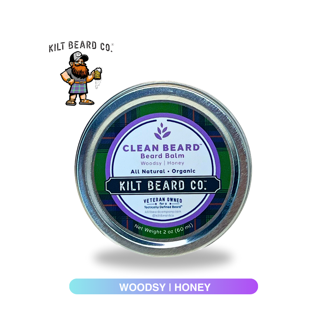 Premium Beard Balm - Clean Beard- 2oz. Hydrate and Style